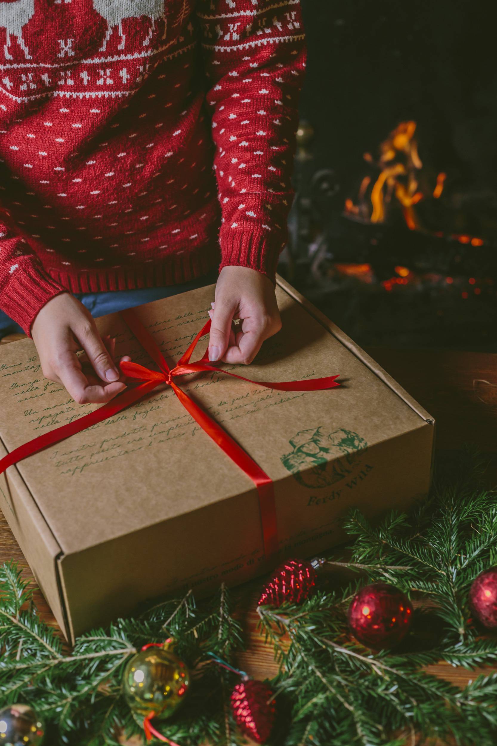 Le Wild Box di Natale Ferdy Wild con salumi, formaggi, miele e vini artigianali