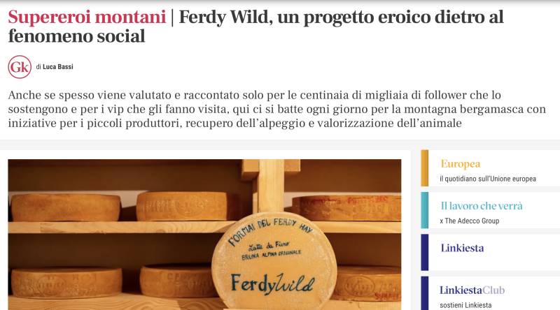 Ferdy Wild: un progetto eroico dietro al fenomeno social