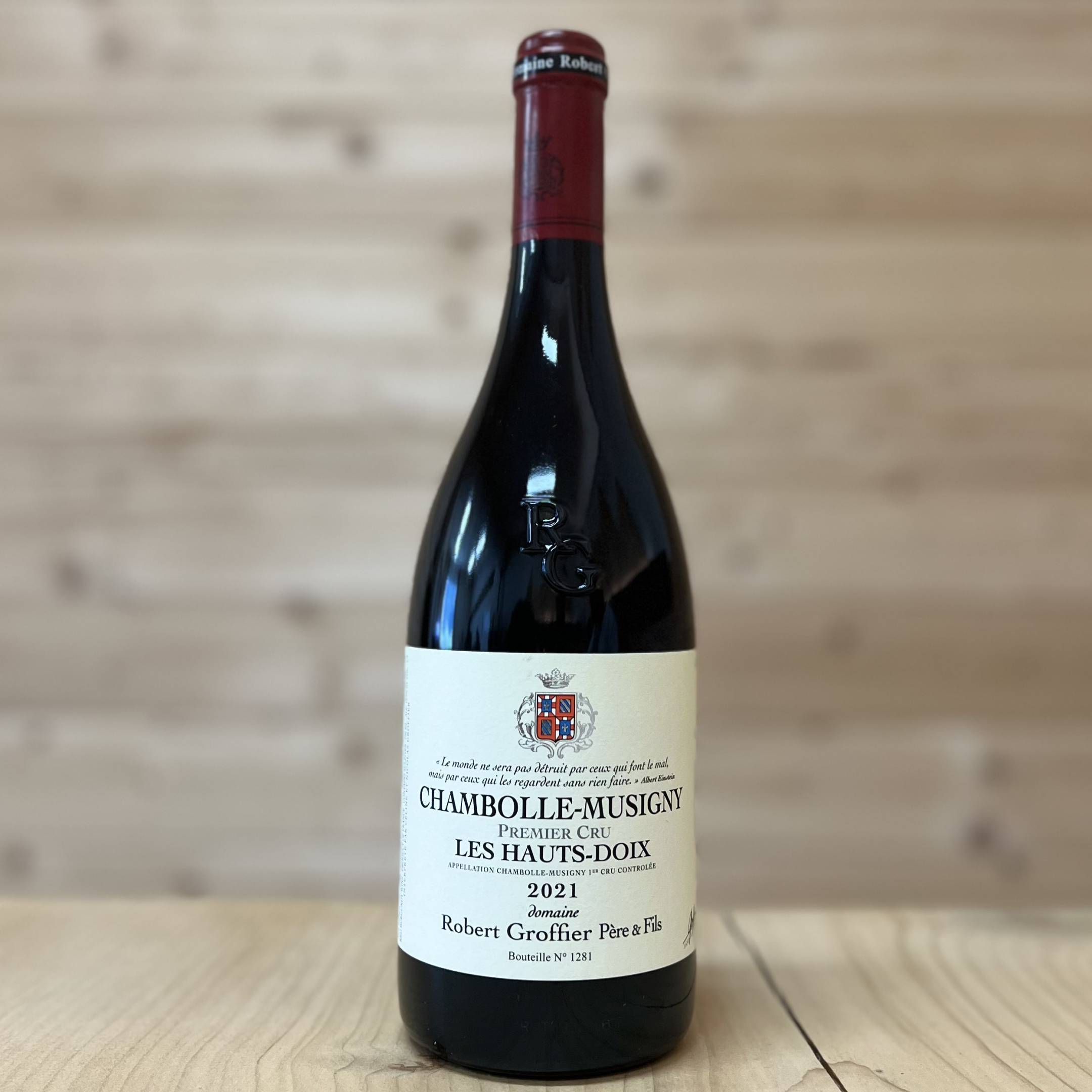 Domaine Robert Groffier Chambolle Musigny 1er Cru Les Hauts Doix 2021