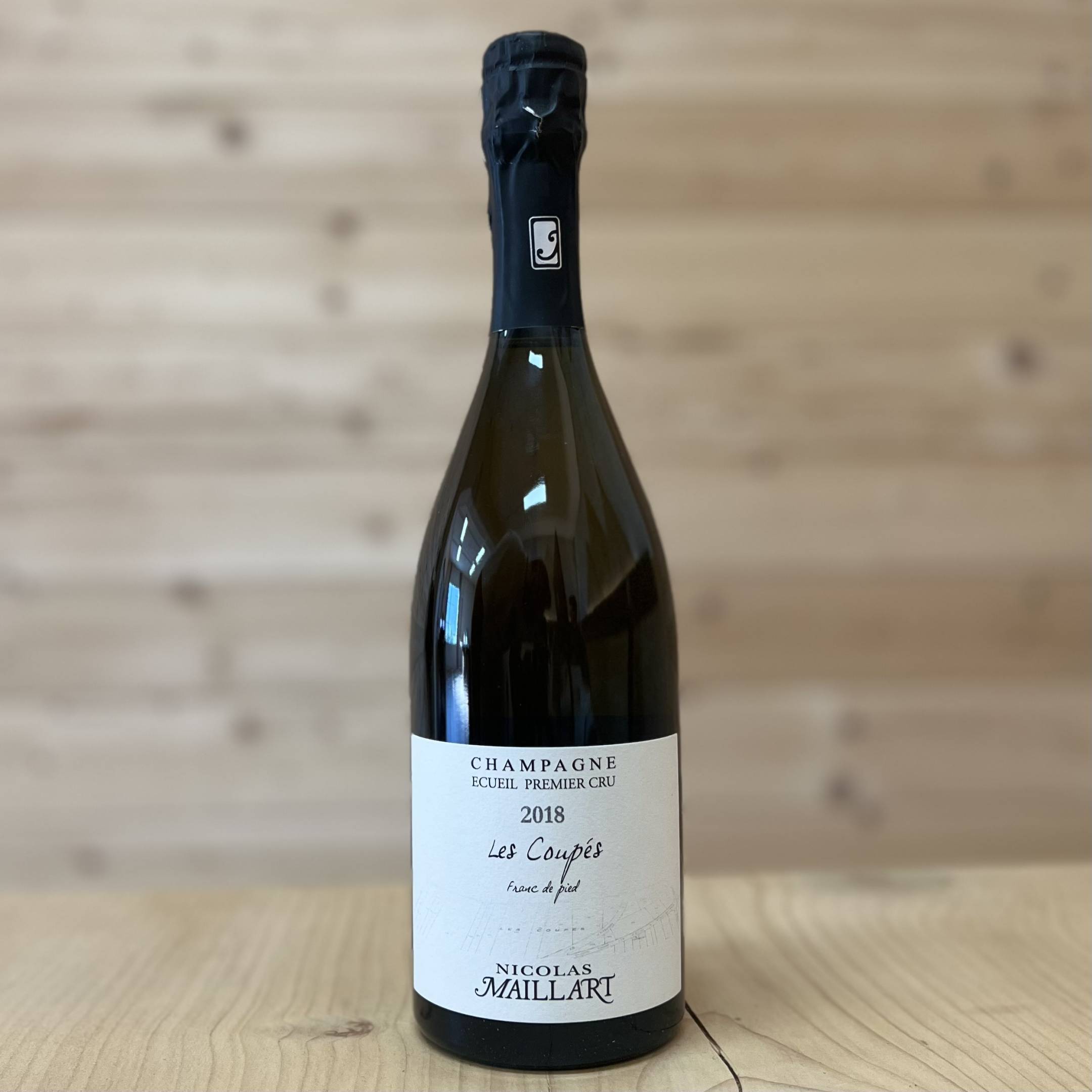 Nicolas Maillart Champagne Les Coupes  Franc de pied 1er Cru 2018