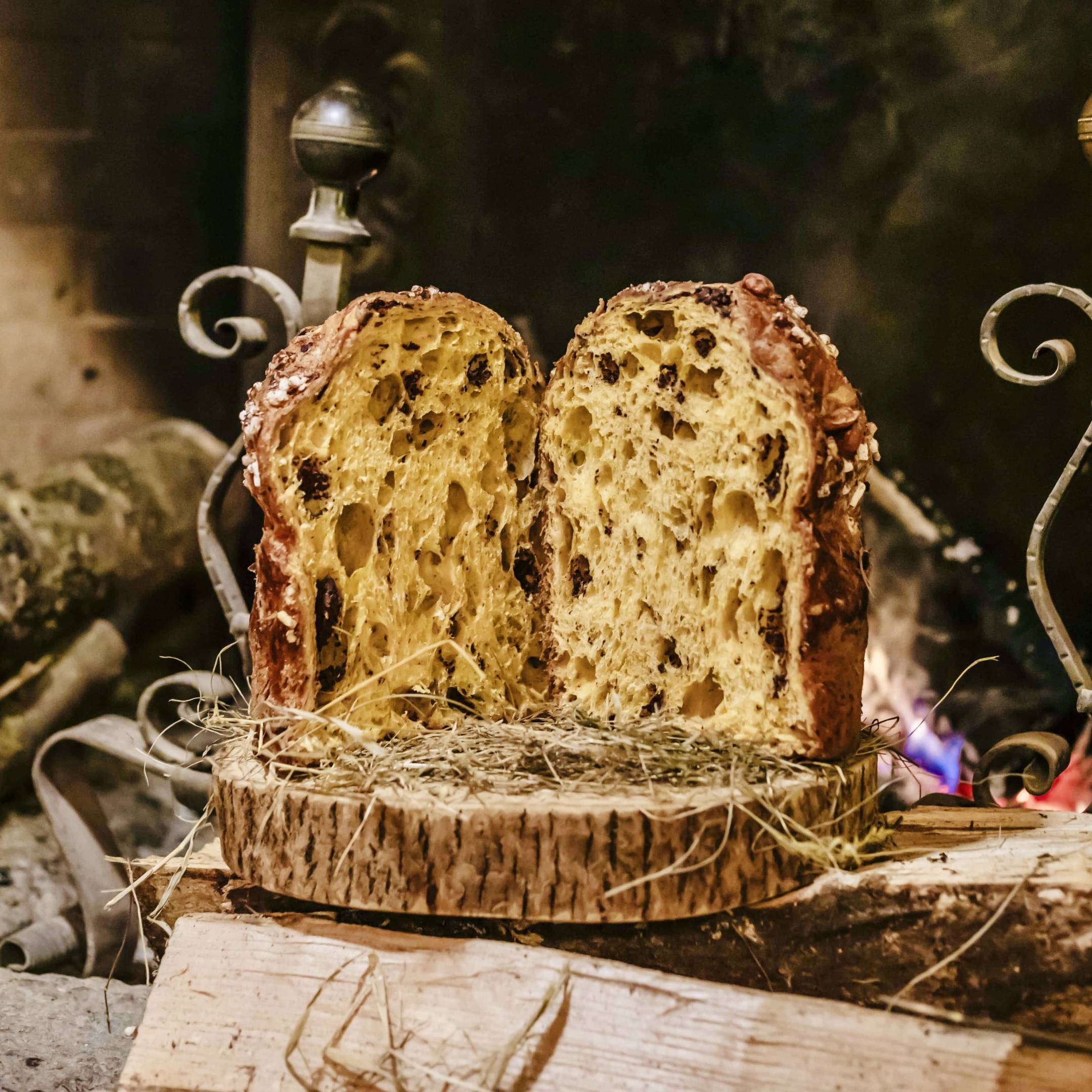 Panettone Wild al cioccolato al fieno caramellato