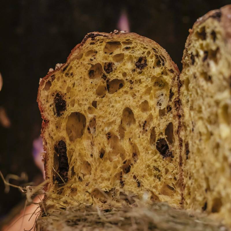 Panettone Wild al cioccolato al fieno caramellato