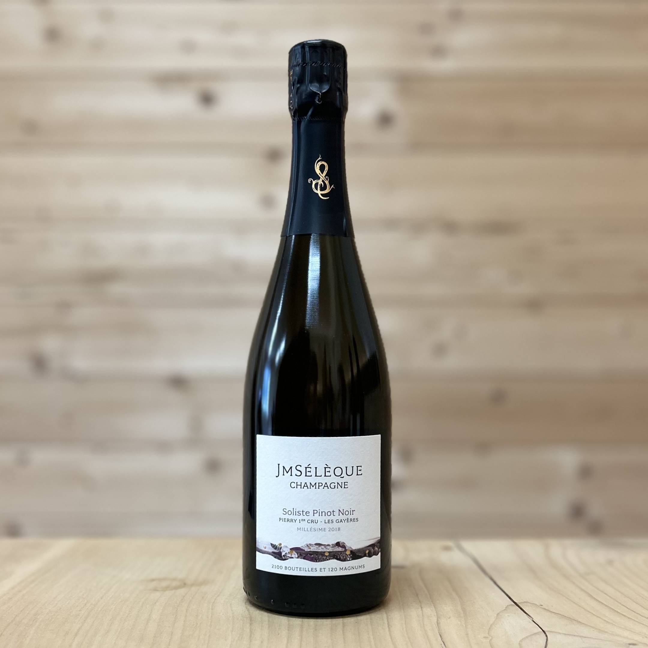 J-M Seleque Champagne Soliste Pinot Noir Pierry Premier Cru Extra Brut 2018