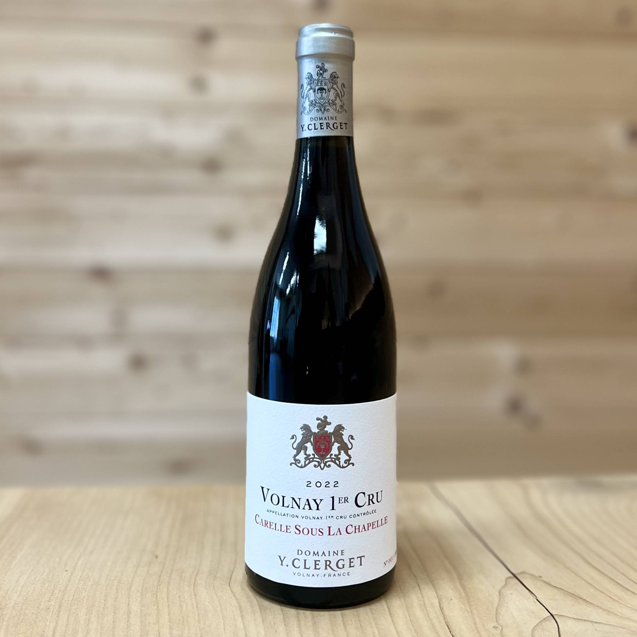 Domaine Y. Clerget Volnay 1er Cru Carelle Sous La Chapelle 2022