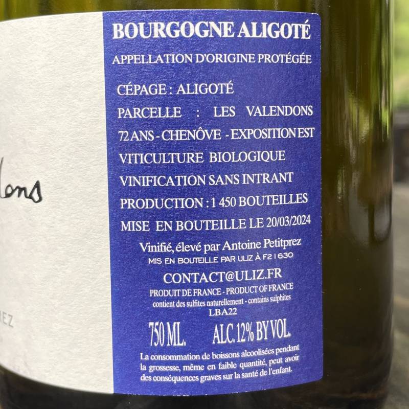 Aligote Les Valendons