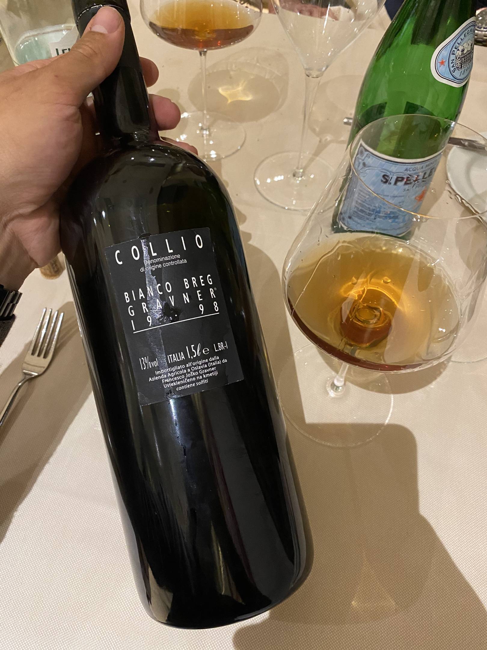 Una serata con Mateja Gravner – verticale irripetibile