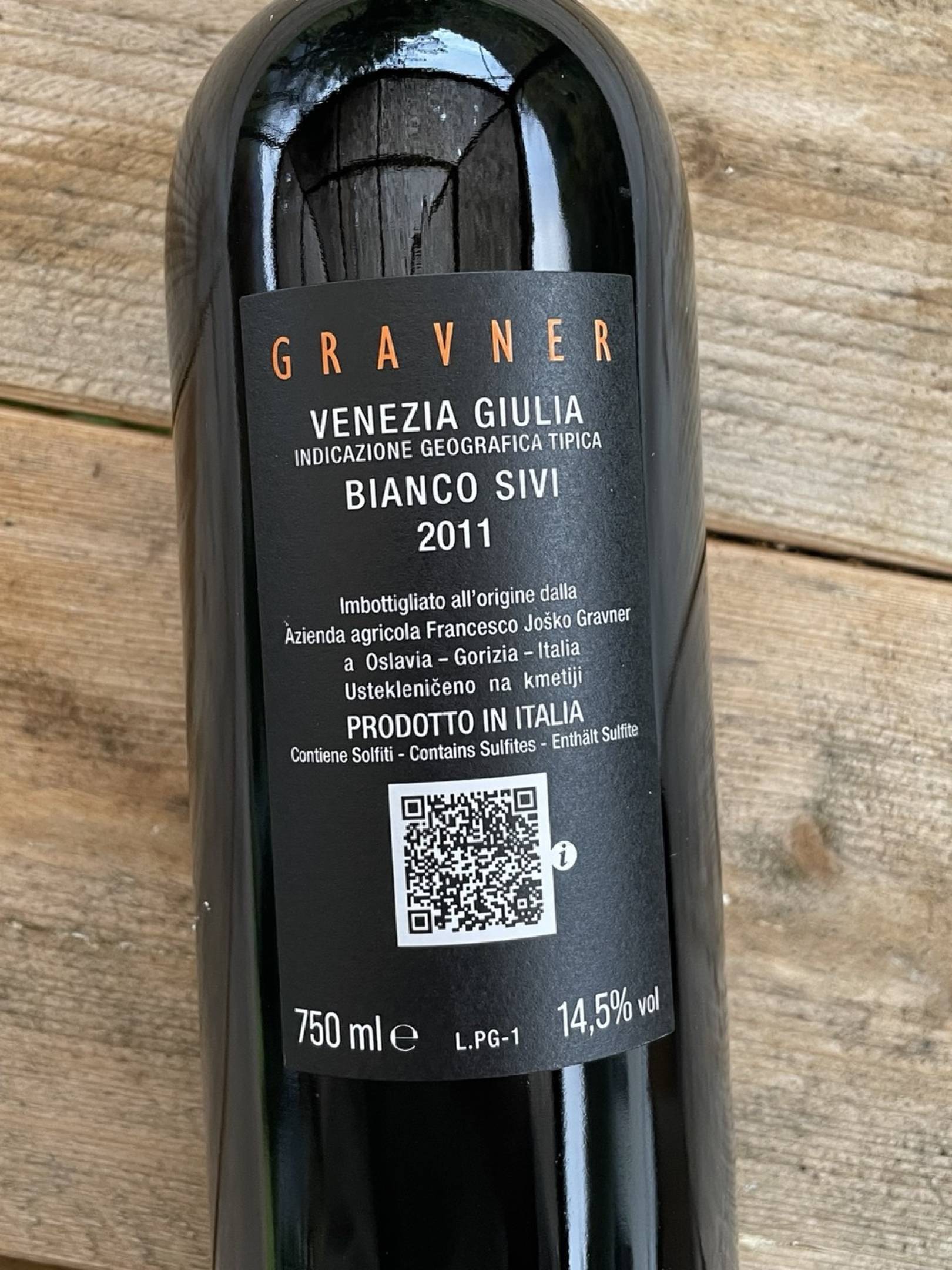 Josko Gravner Bianco Sivi Pinot Grigio 2011