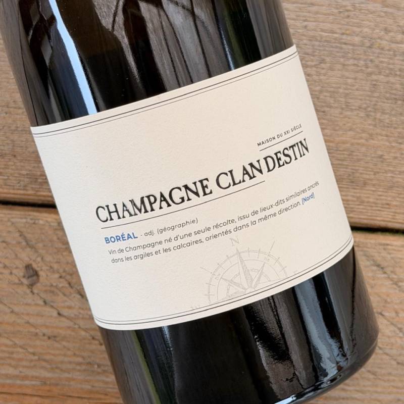 Clandestin Champagne Boréal Brut Nature 2022