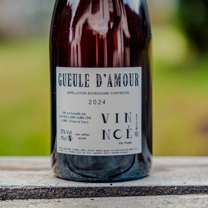 Gueule d'Amour Bourgogne Pinot Noir 2024