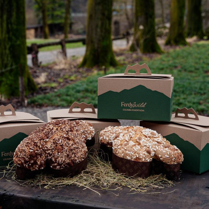 Colomba cioccolato al fieno caramellato