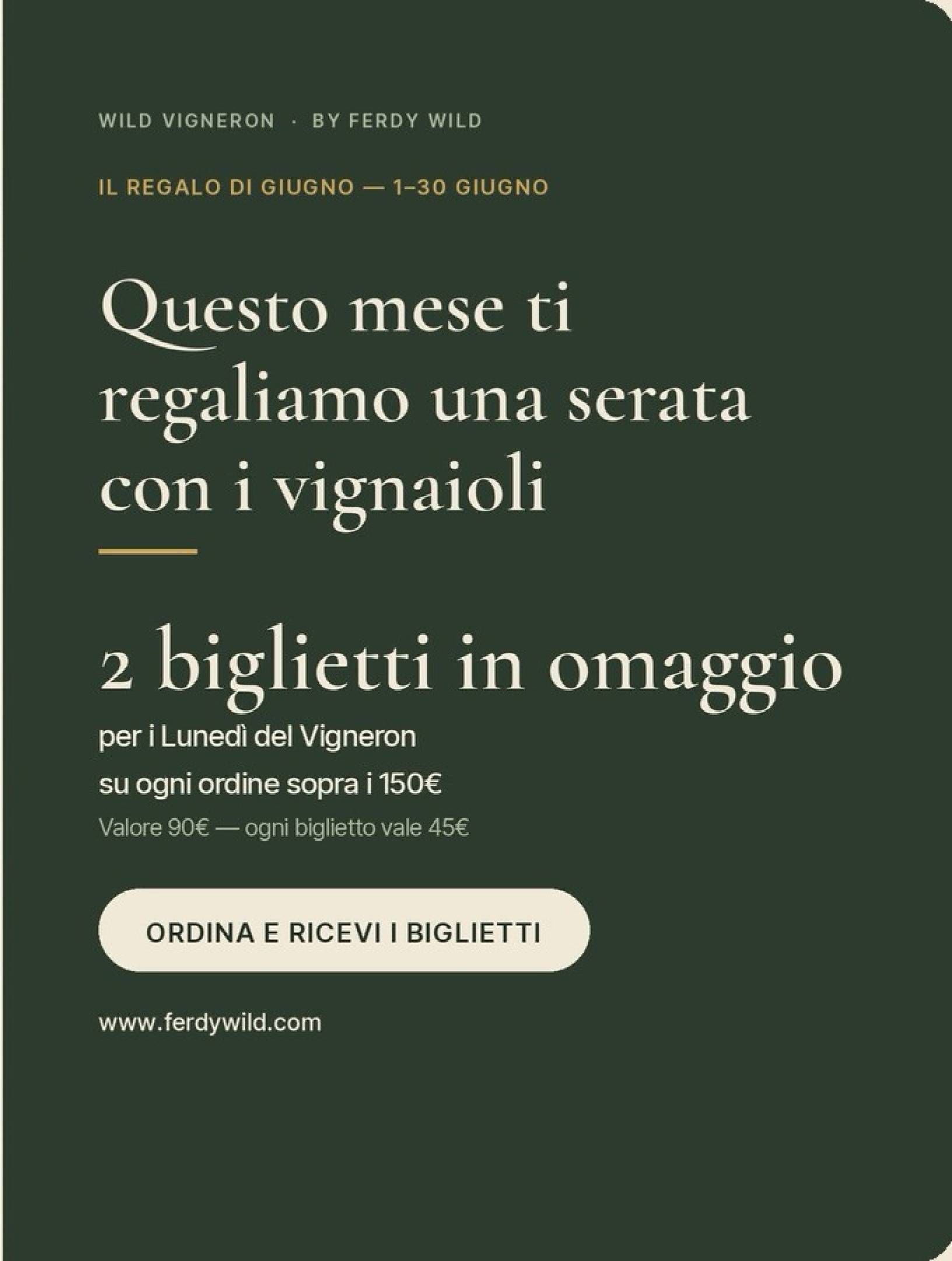Questo giugno ti regaliamo una serata con i vignaioli
