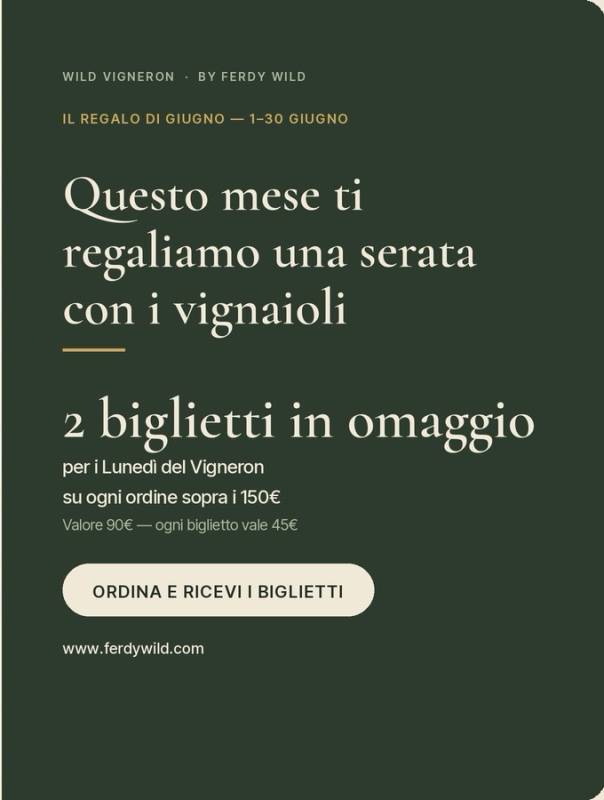 Questo giugno ti regaliamo una serata con i vignaioli