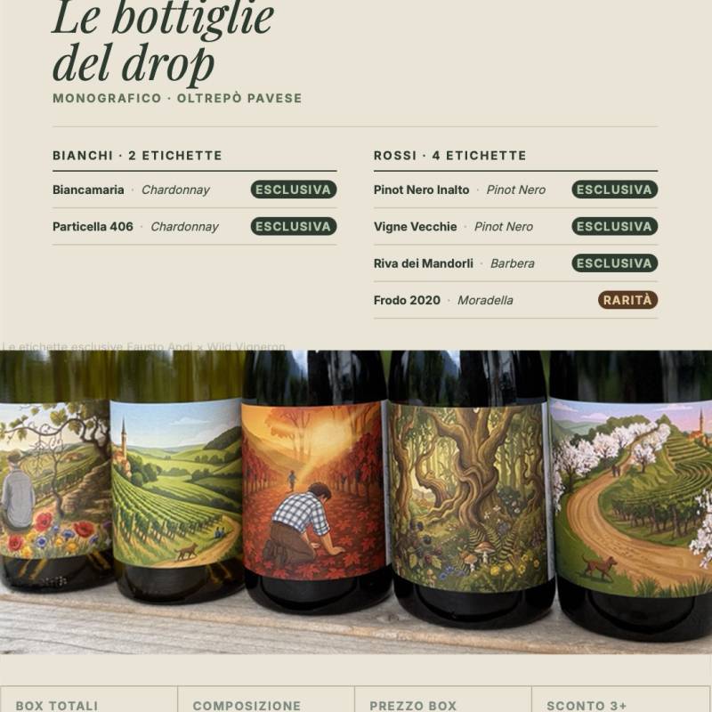 WILD VIGNERON DROP - Fausto Andi Limited Edition