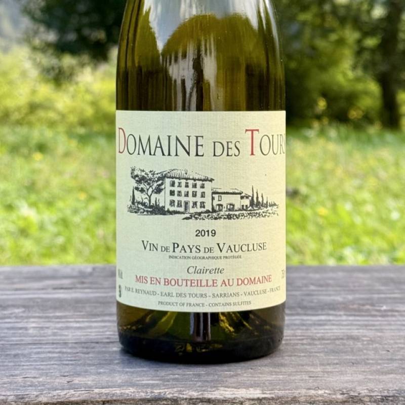 Domaine des Tours Vin de Pays Vaucluse Blanc 2019