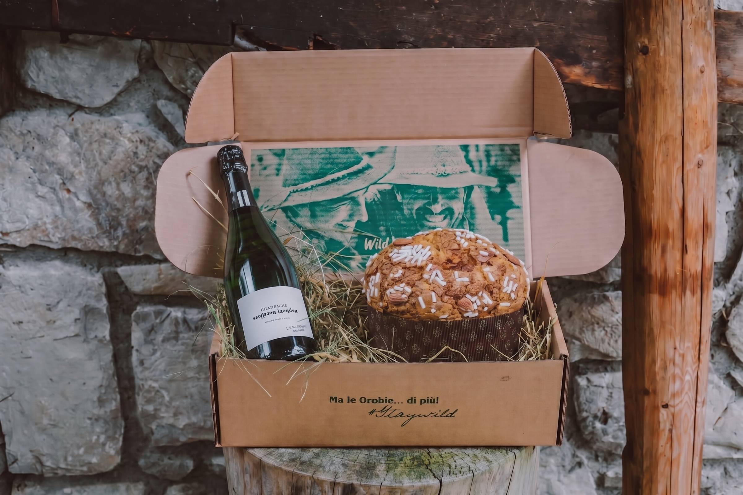 Panettone Wild all'abete rosso e Champagne